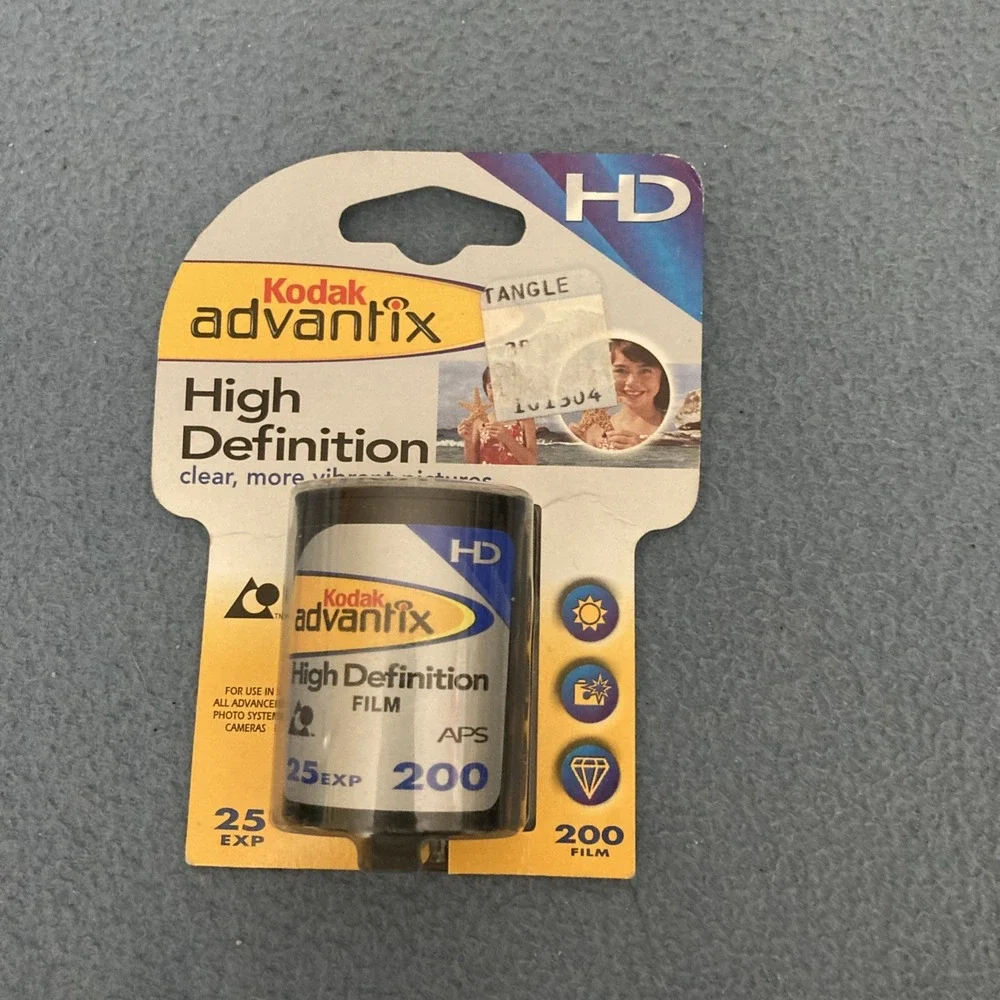 NOS Kodak Advantix HD 200 Speed 25 Exposure APS Film (200-25) - Expired